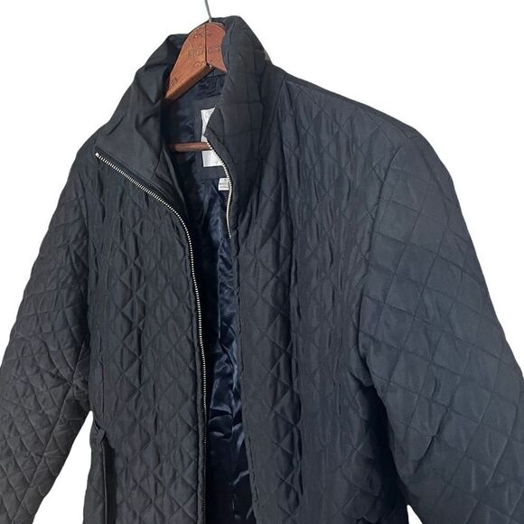 Andrew Marc Quilted Front Zip Coat - Picture 4 of 8